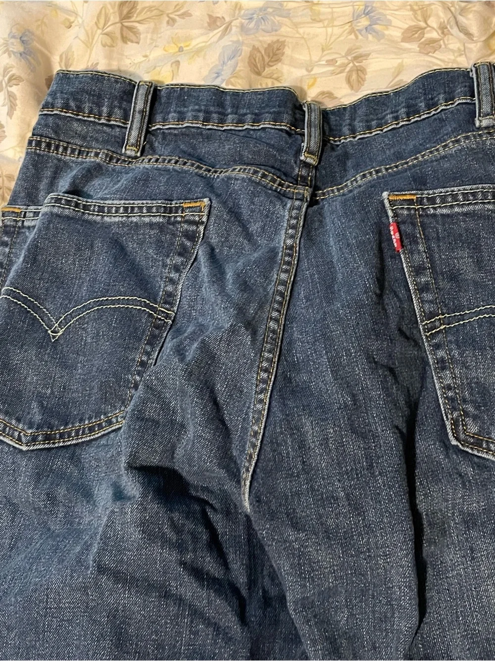 Men's Levi’s 514 Dark Blue Denim Jeans